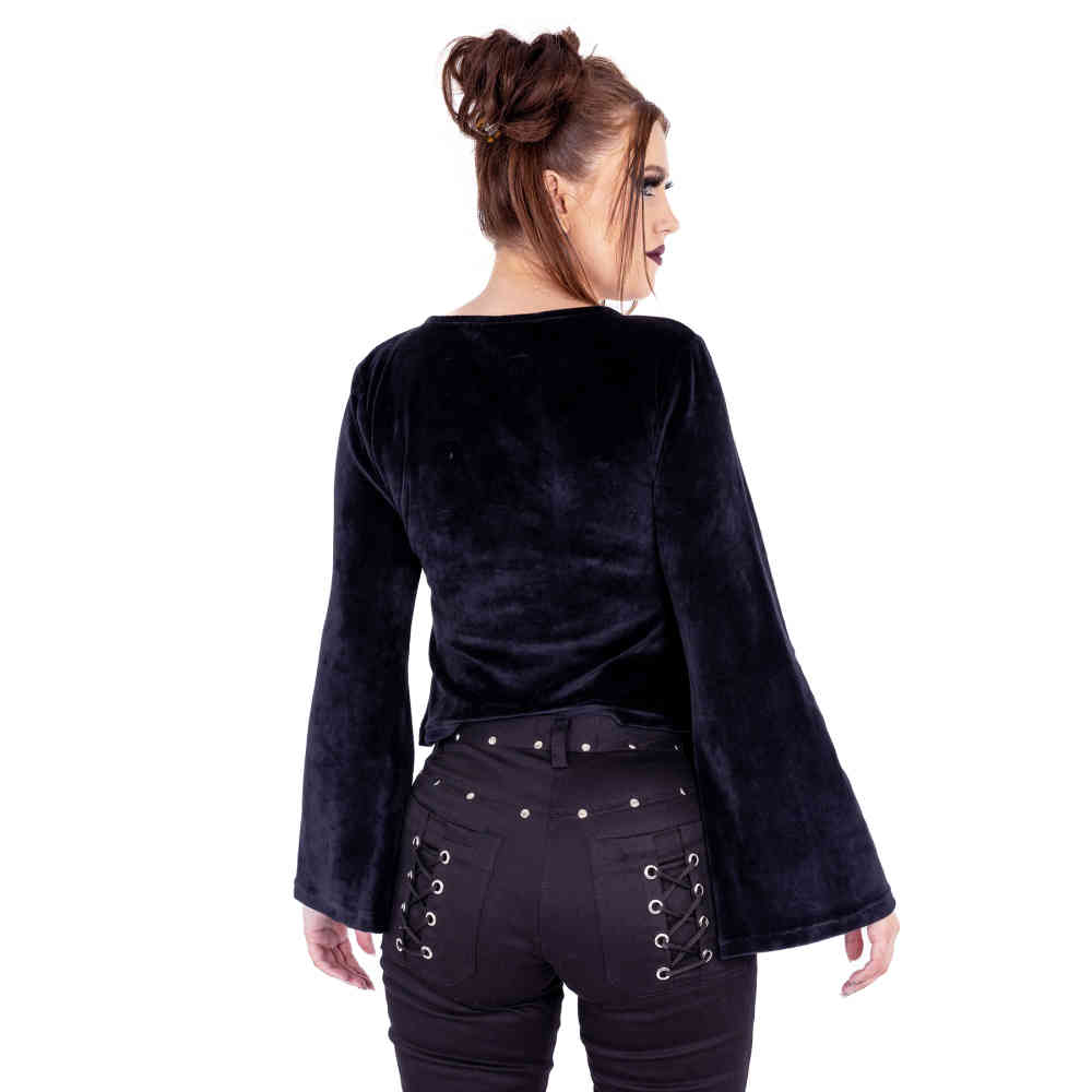 Poizen Industries - Anita Longsleeve top - Black